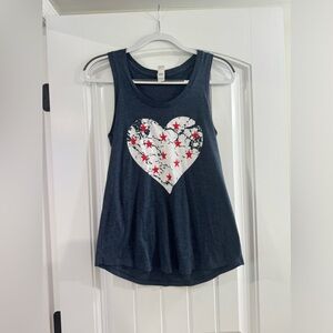 DIST RICT Heart and Stars Tank Top           Size - M